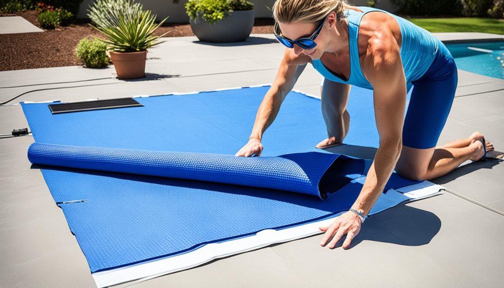 pool cover installation